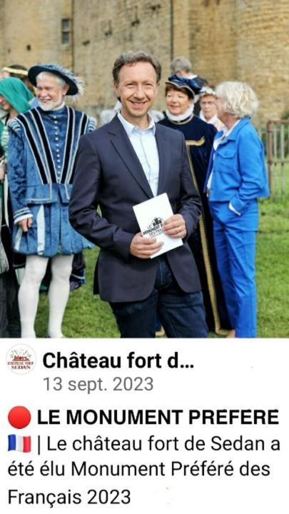 La Suite De Notre Dame Au Pied Du Chateau Fort Sedan Exteriör bild